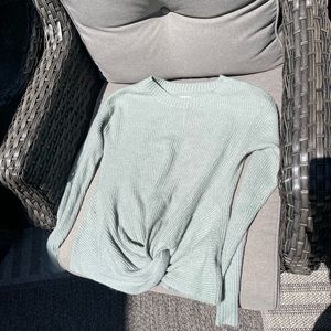 aerie offline twist front sweater